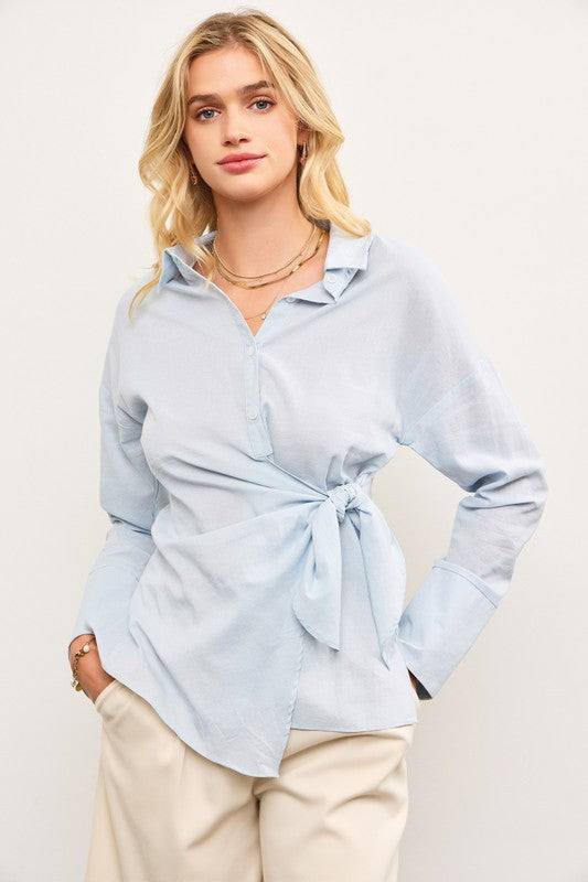 Trisha Wrap Top