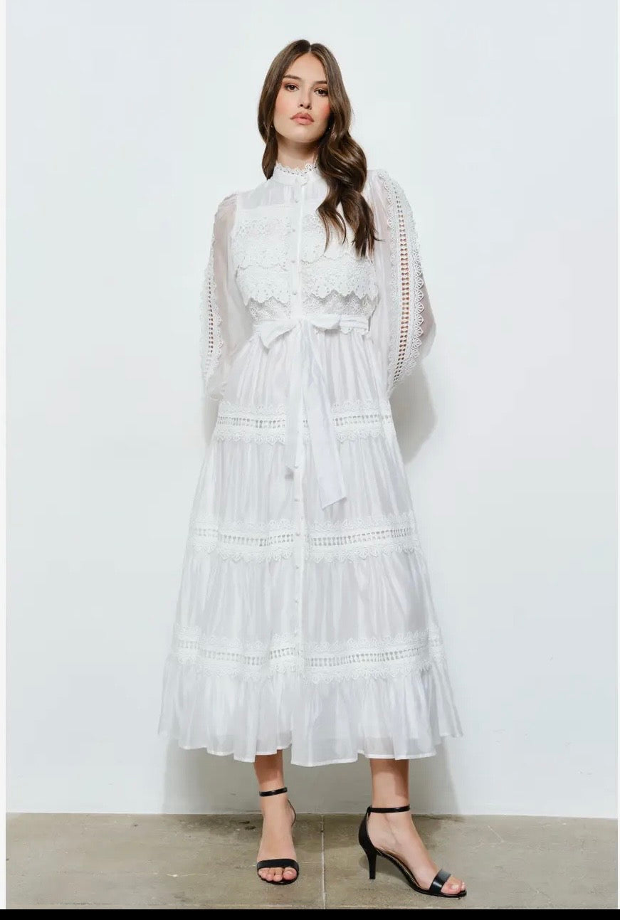 Elegance Crochet Dress