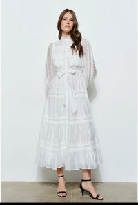 Elegance Crochet Dress