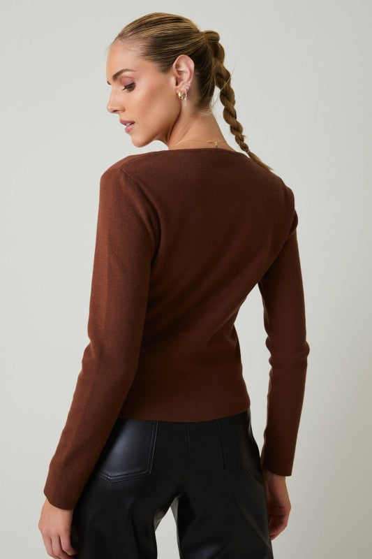 Espresso Knit Top