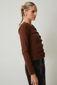 Espresso Knit Top