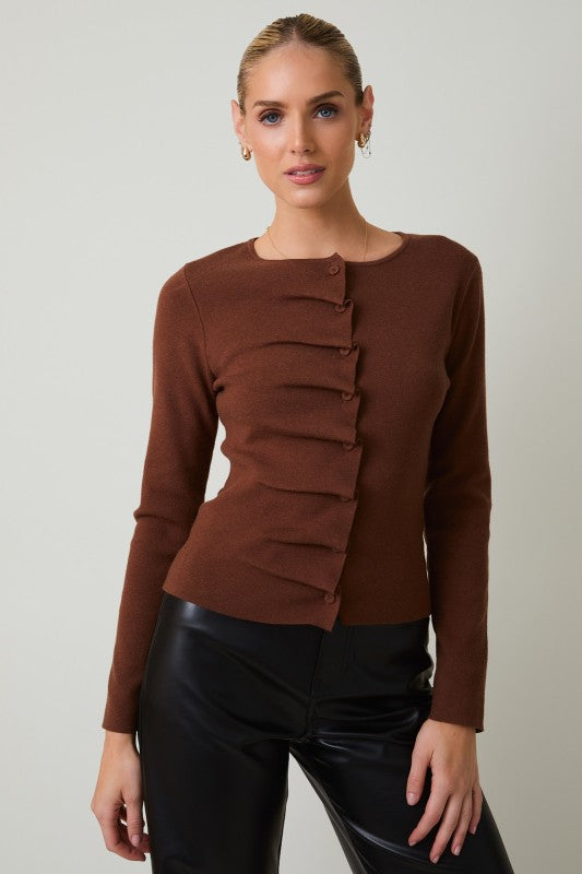 Espresso Knit Top