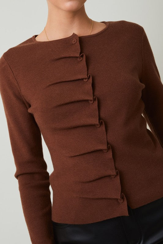 Espresso Knit Top