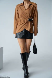 Your Honor Belted Top