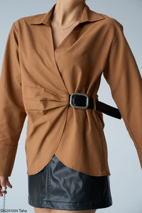 Your Honor Belted Top