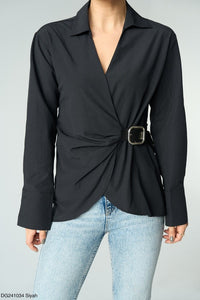 Your Honor Belted Top