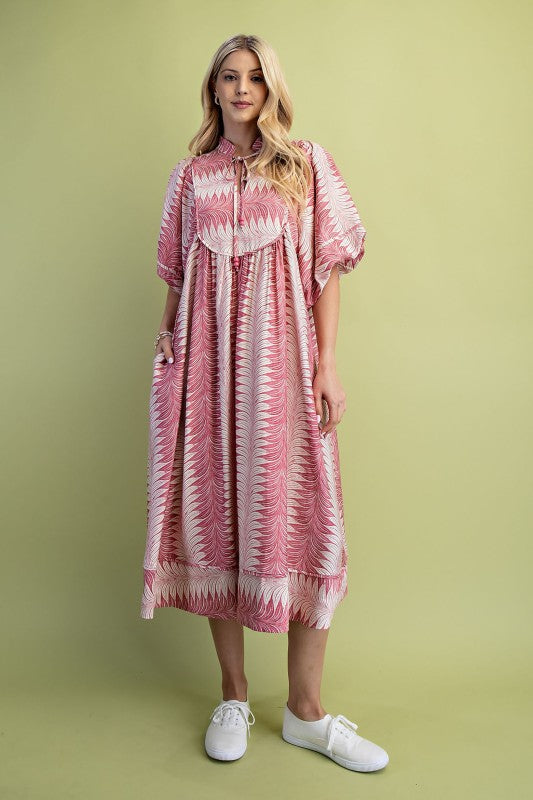 Cherry Palm Dress
