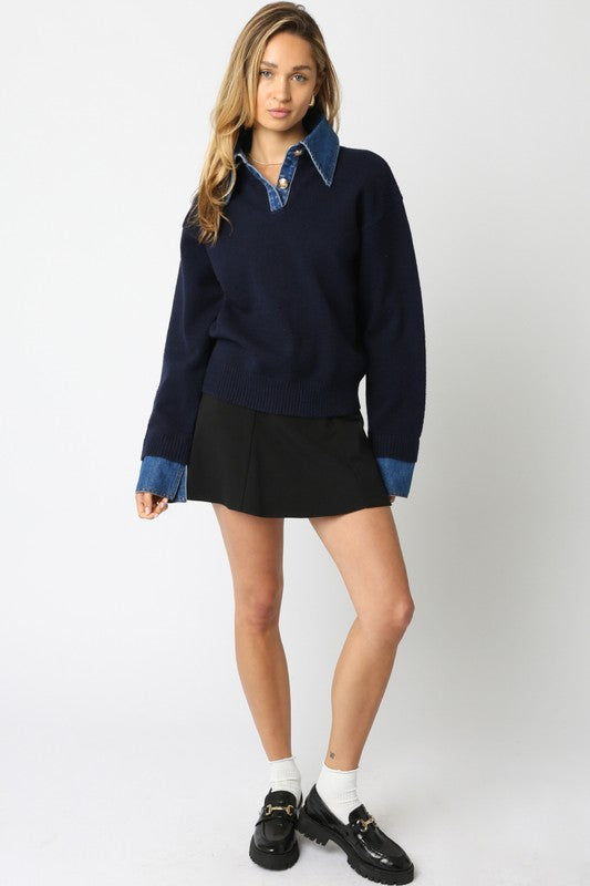 Lover Denim Sweater