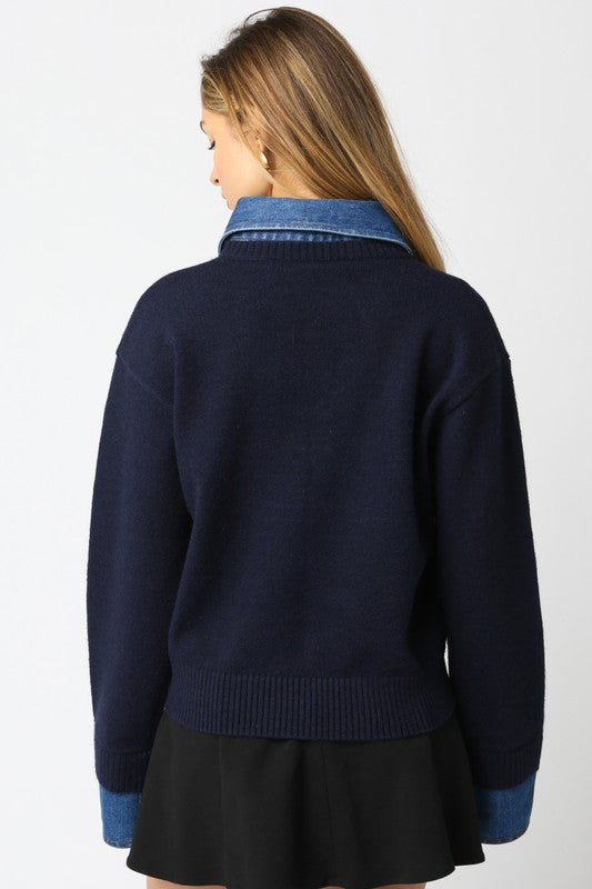 Lover Denim Sweater