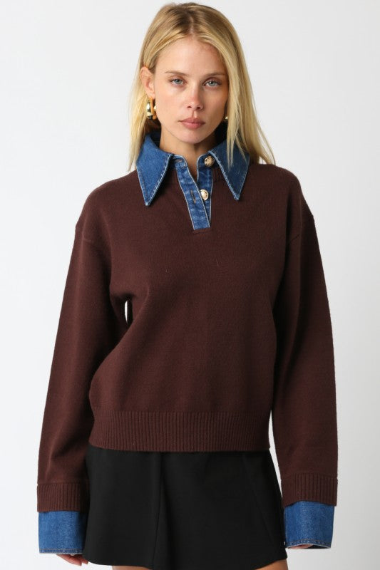 Lover Denim Sweater