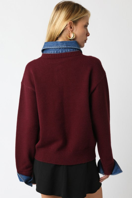 Lover Denim Sweater