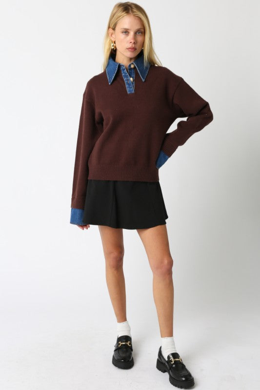 Lover Denim Sweater