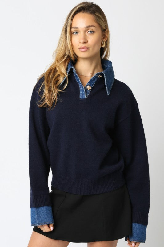 Lover Denim Sweater