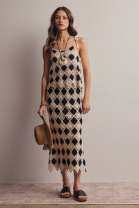 Diamond Club Crochet Skirt