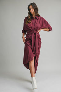 Malibu Dress Tencel Long Sleeve
