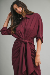 Malibu Dress Tencel Long Sleeve