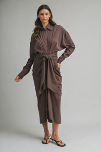 Malibu Dress Tencel Long Sleeve