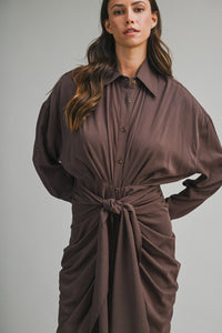 Malibu Dress Tencel Long Sleeve