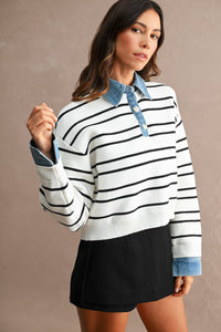 Sylvie Striped Sweater