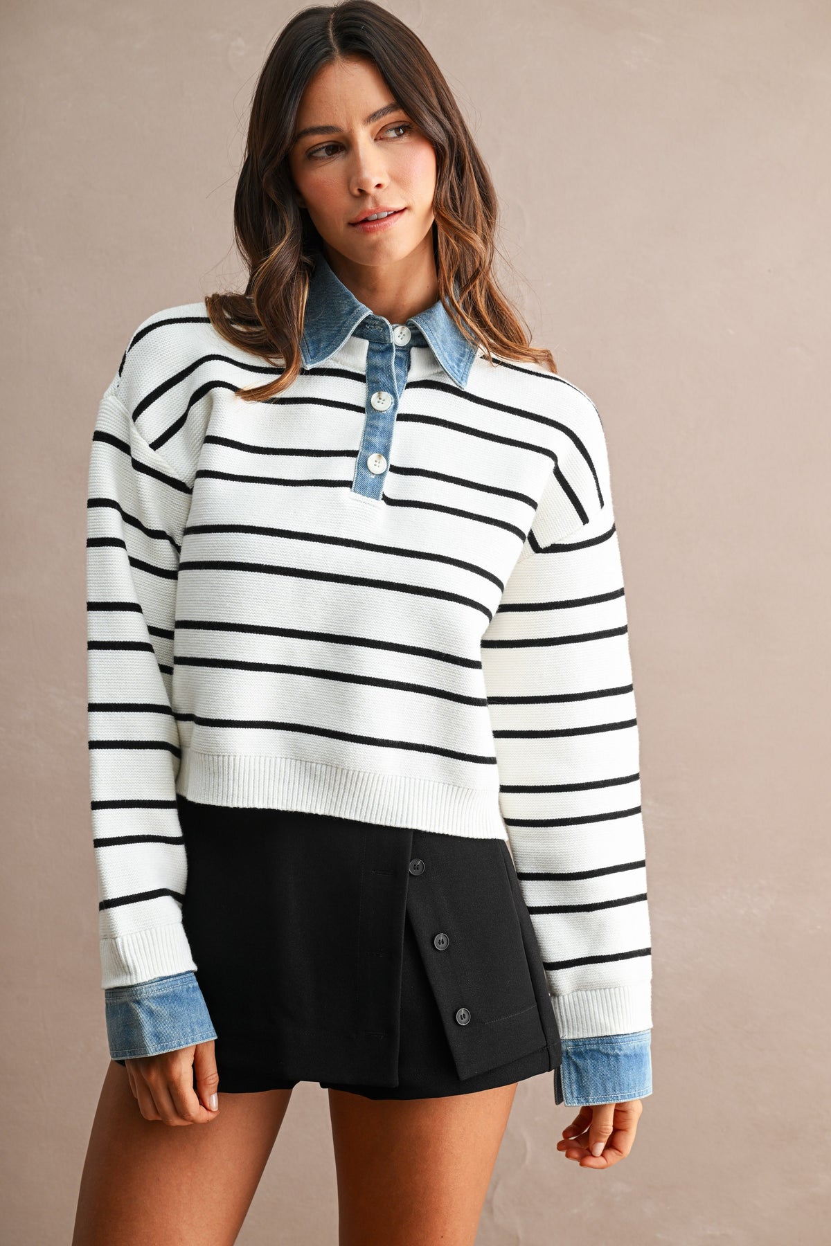 Sylvie Striped Sweater