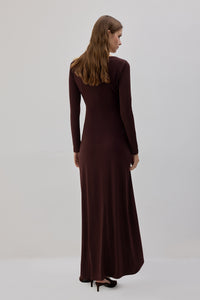 Chocolate Charm Maxi Dress