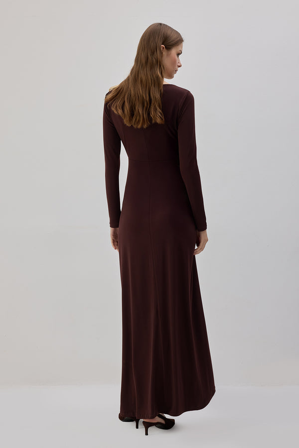 Chocolate Charm Maxi Dress