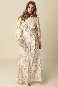 Carolyn Belted Floral Dress