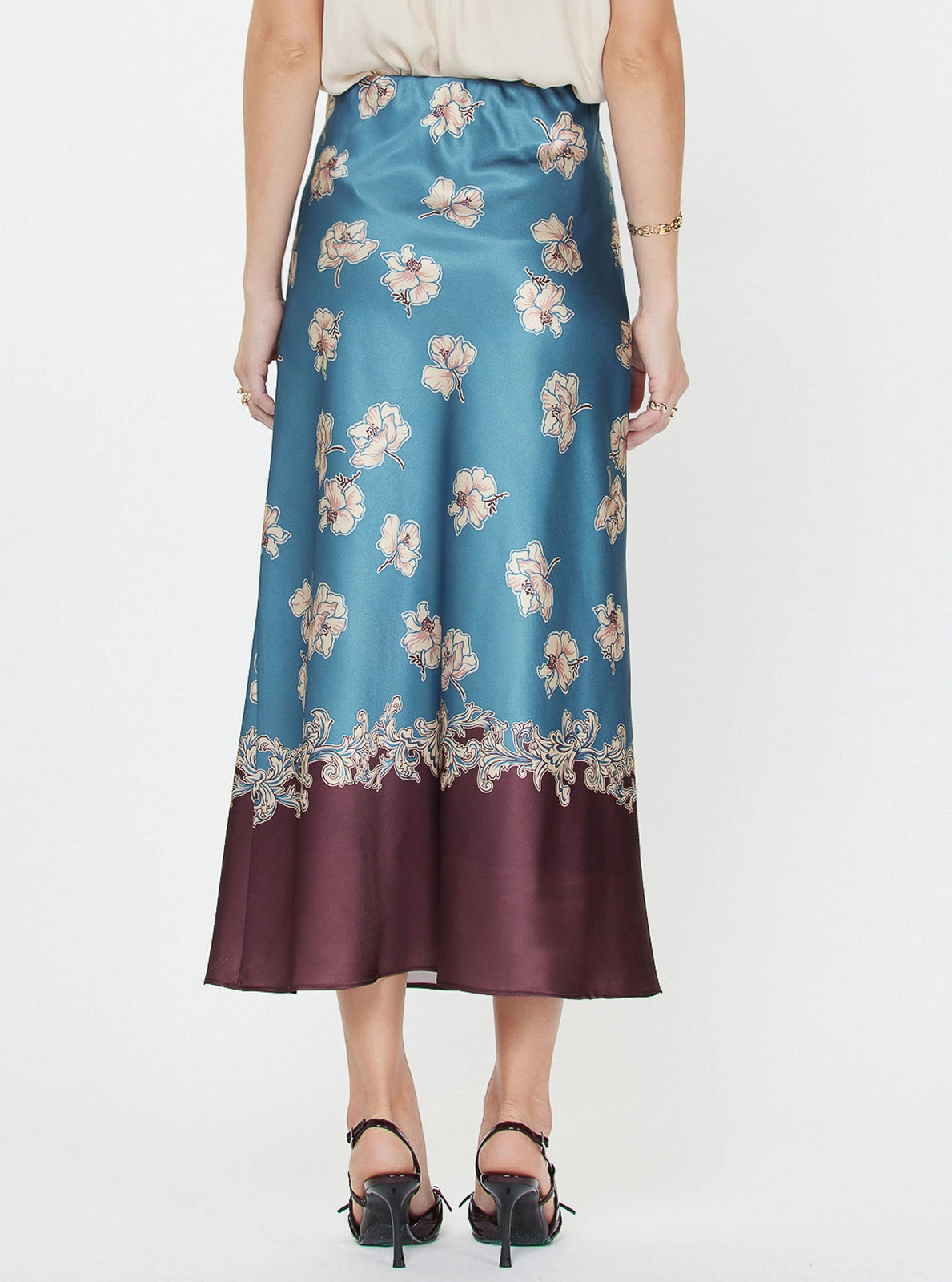 Elegance Floral Slip Skirt