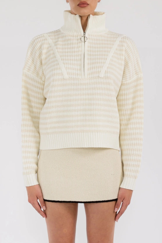 California Half Zip Sweater