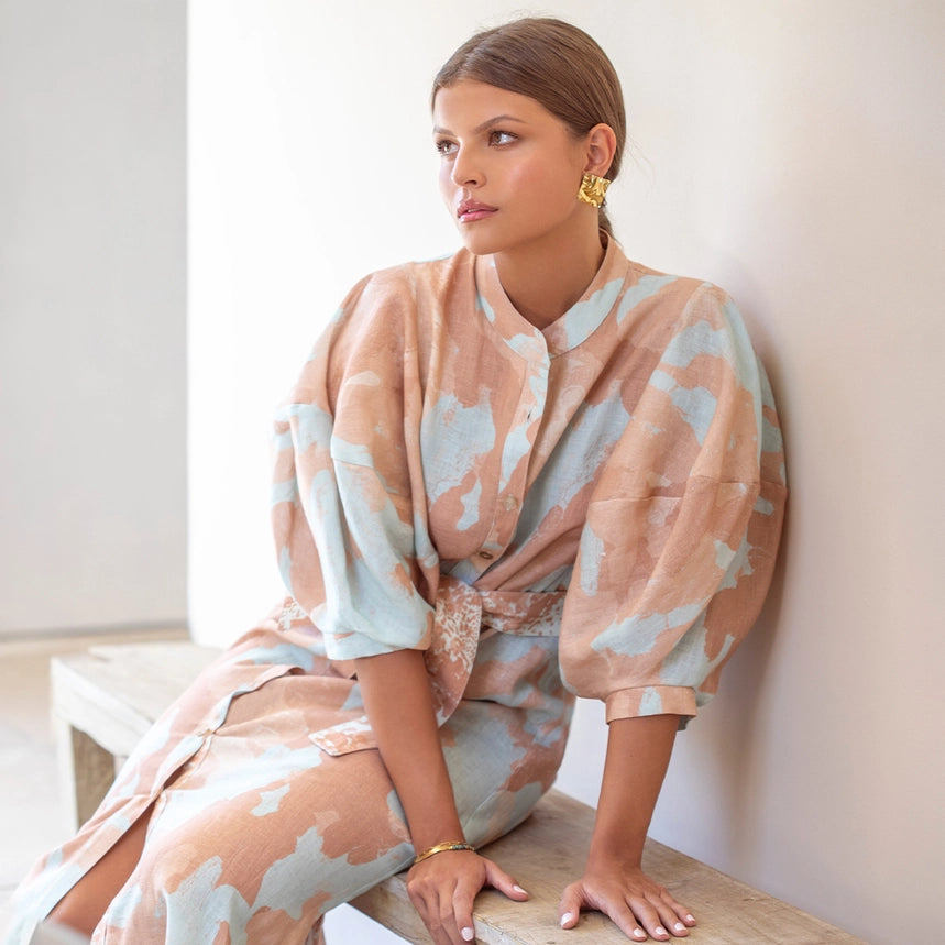 Gerald Aqua Maxi Dress