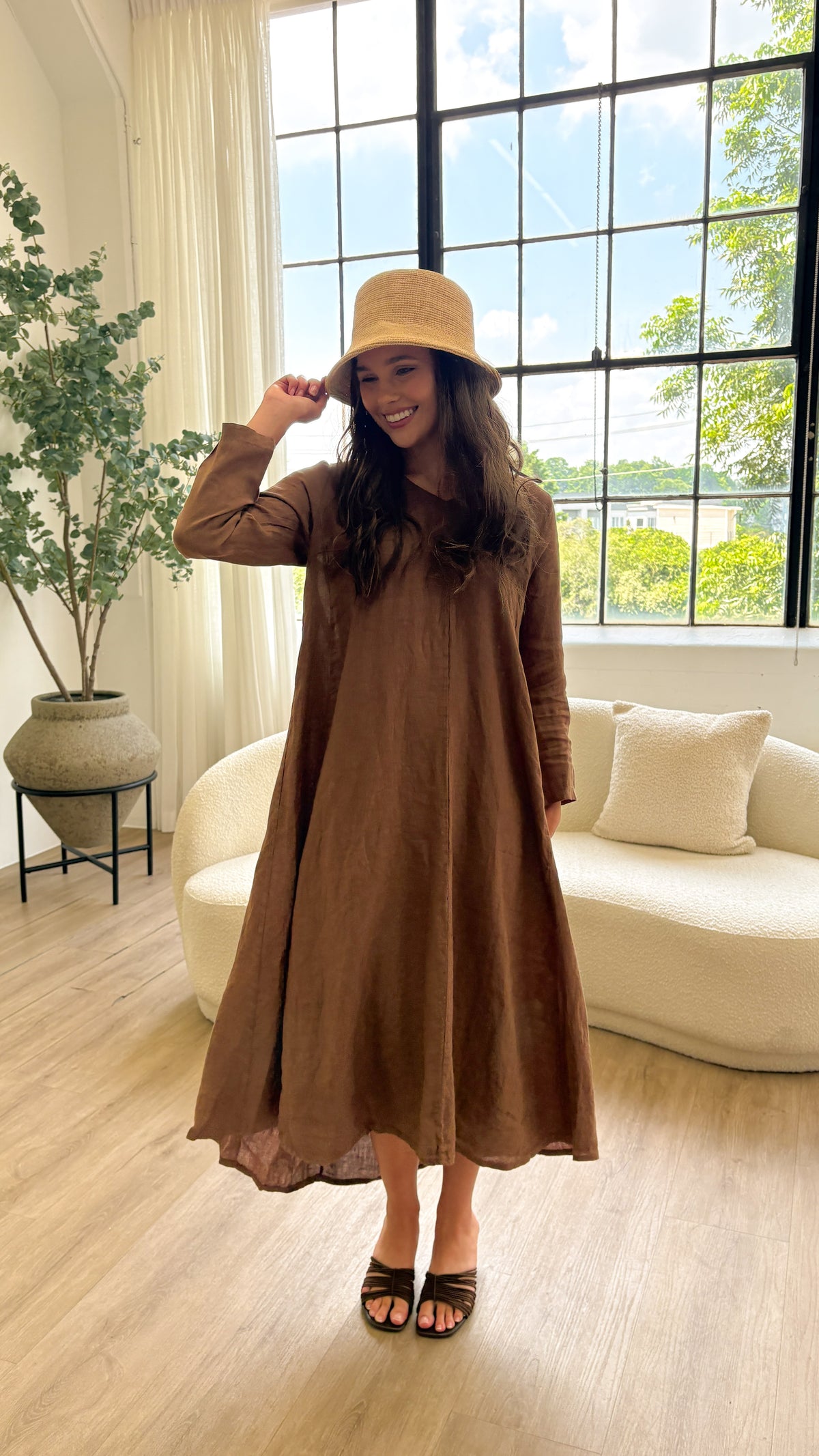 The Sway Linen Dress