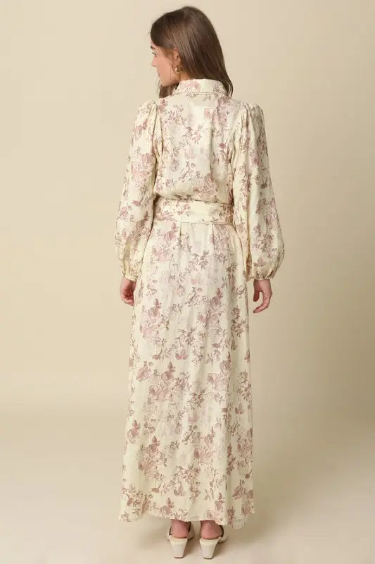 Carolyn Belted Floral Dress