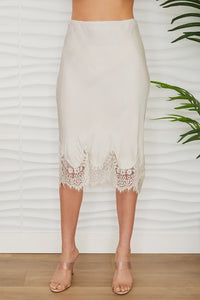 Enchanted Lace Knee Skirt