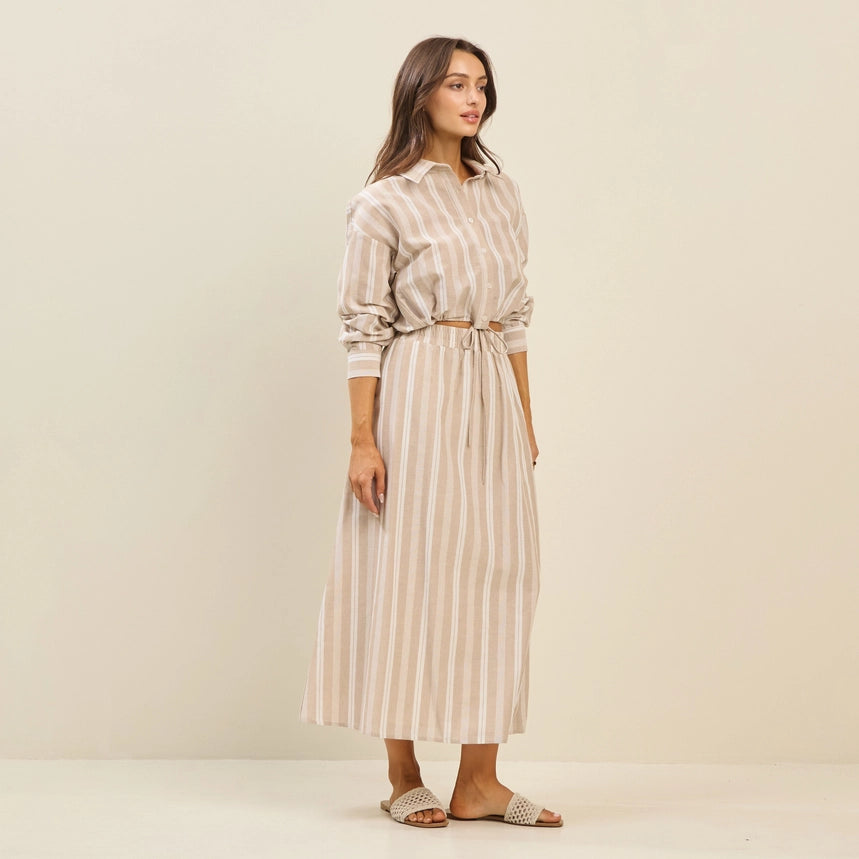 Effortless Striped Set