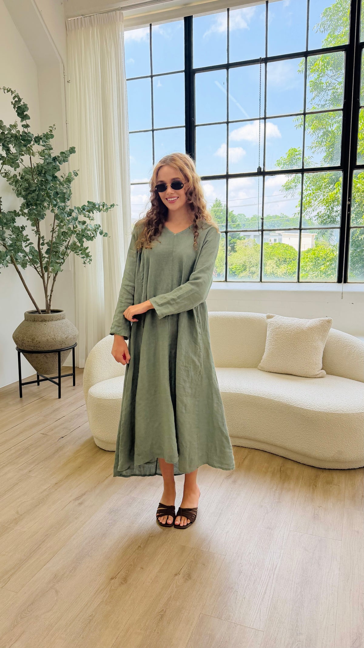 The Sway Linen Dress