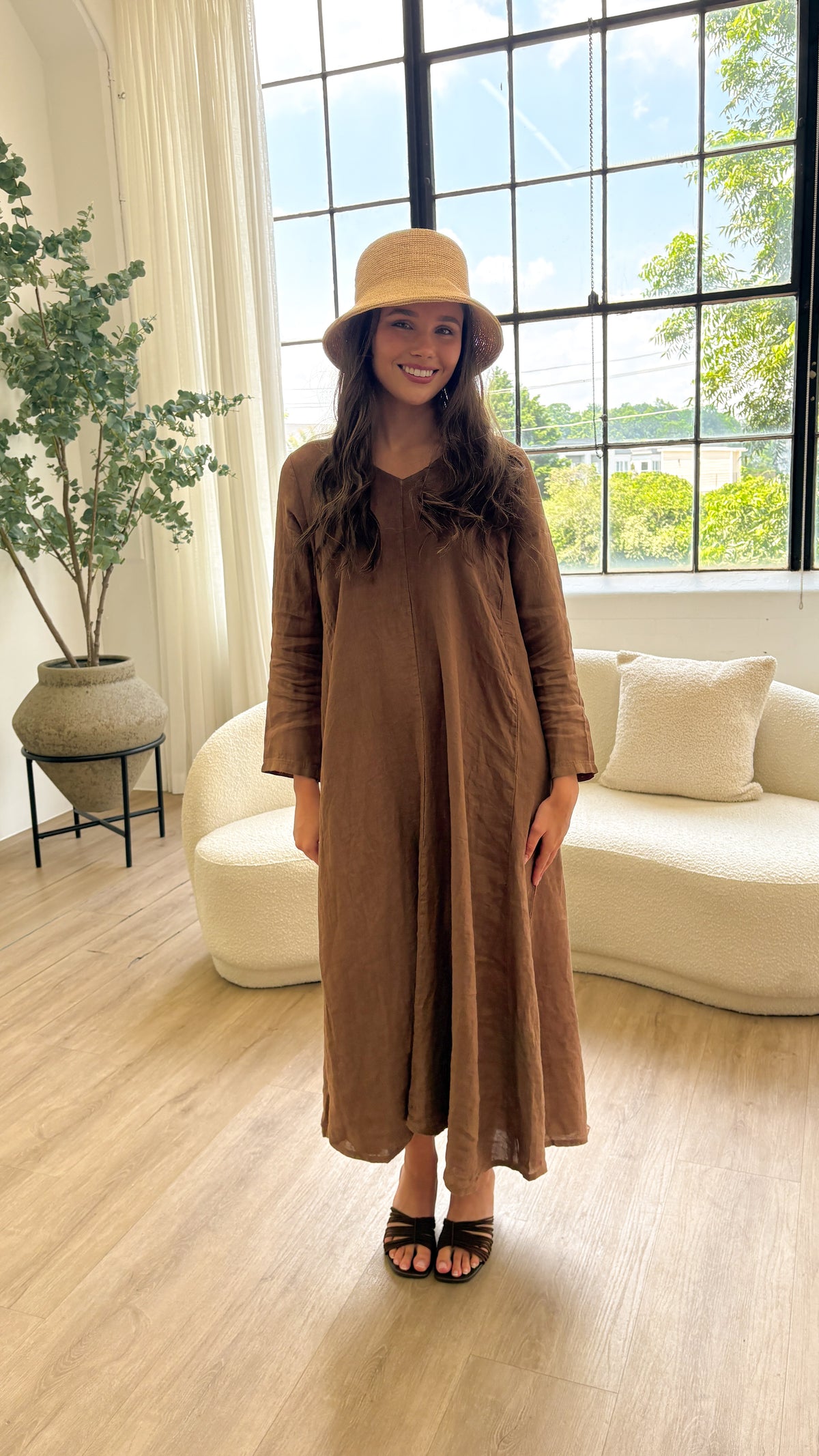 The Sway Linen Dress