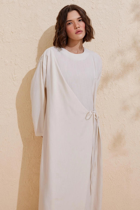 Enchanted Linen Wrap Dress DOLLY Enchanted Linen Wrap Dress DOLLY