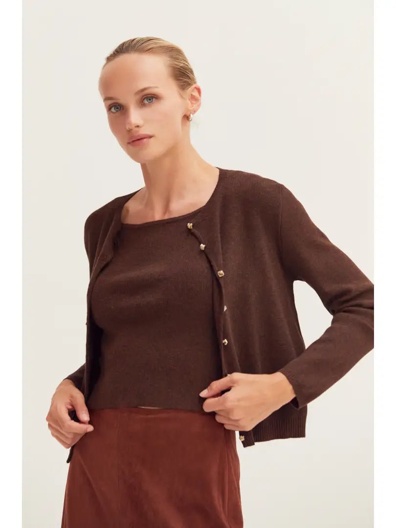 Cara Cardigan Set