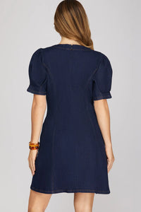 Kinda Chic Denim Dress