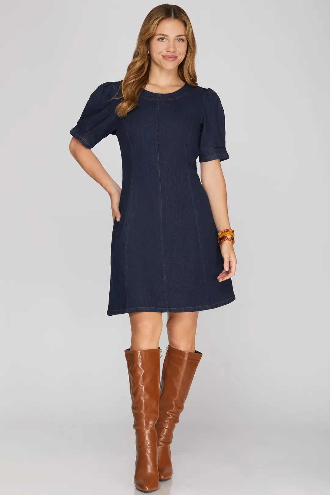 Kinda Chic Denim Dress