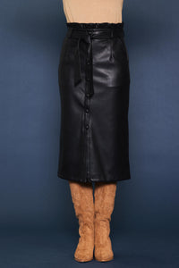 The Fall Leather Skirt