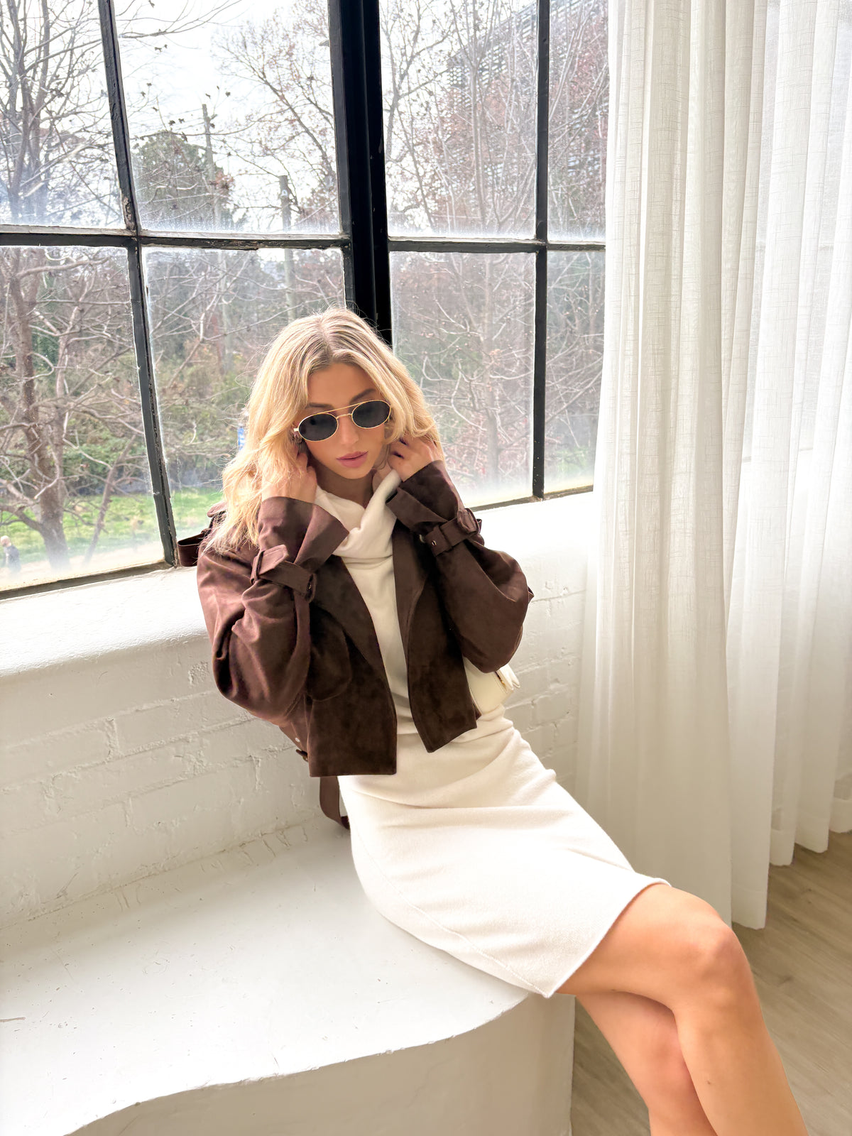 Tell Me Again Suede Jacket