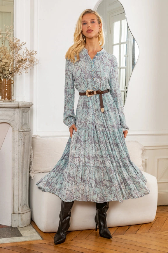 Palm Princess Maxi Dress