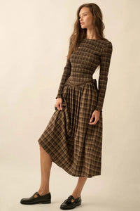 For You Plaid Dress