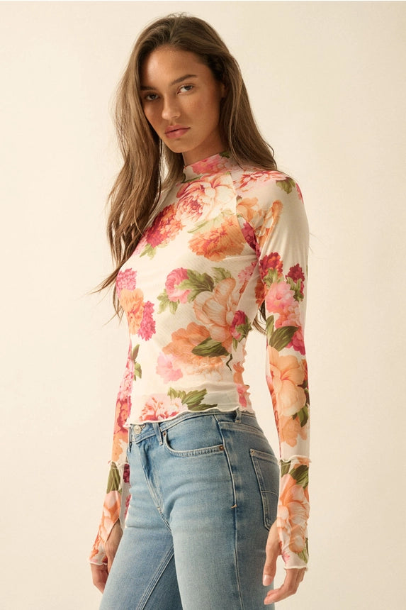 Bring It Back Floral Top