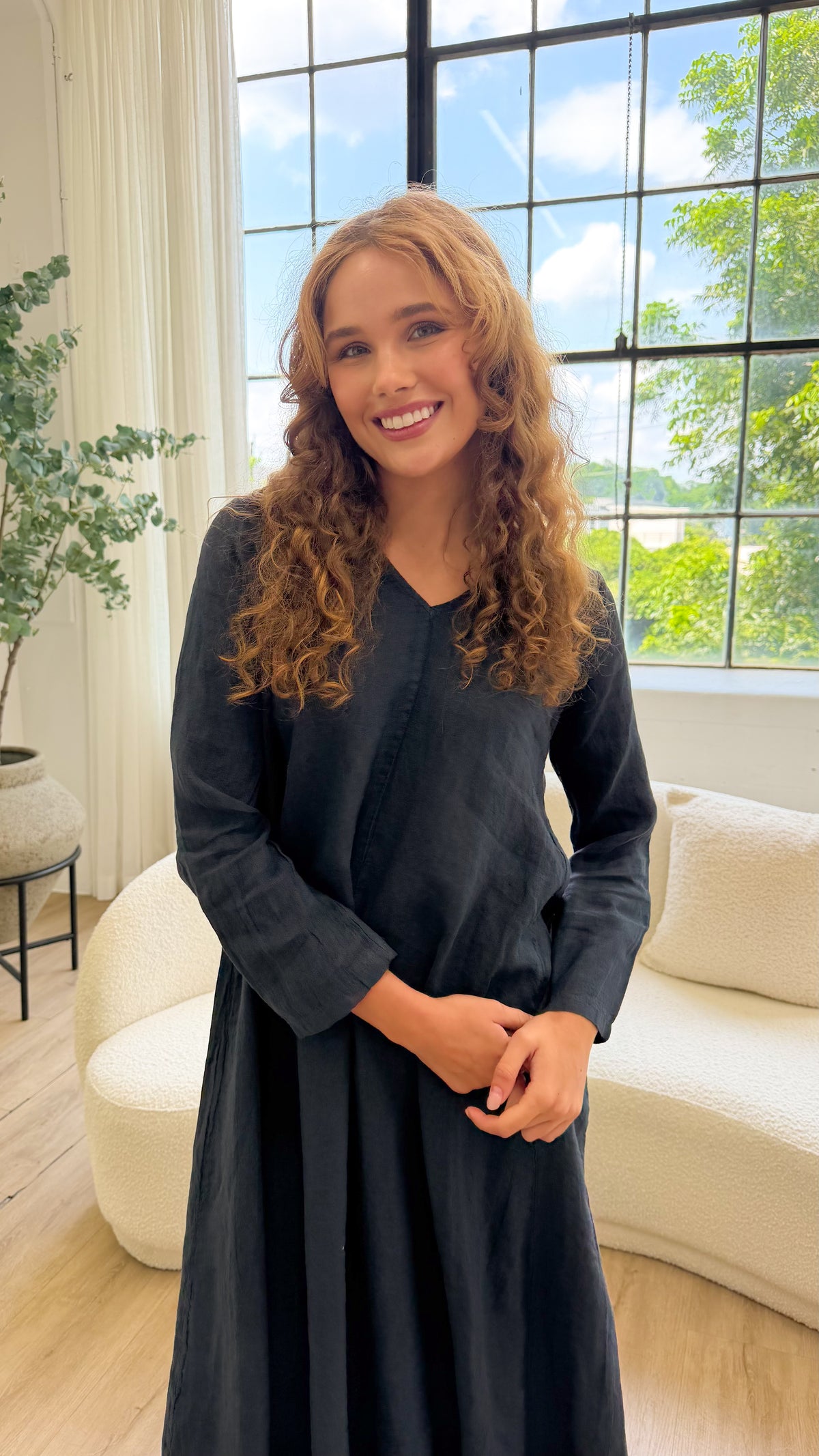 The Sway Linen Dress