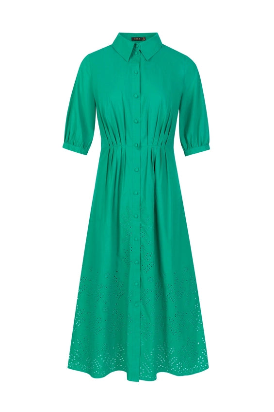 Green Envy Eyelet Dress DOLLY Green Envy Eyelet Dress DOLLY