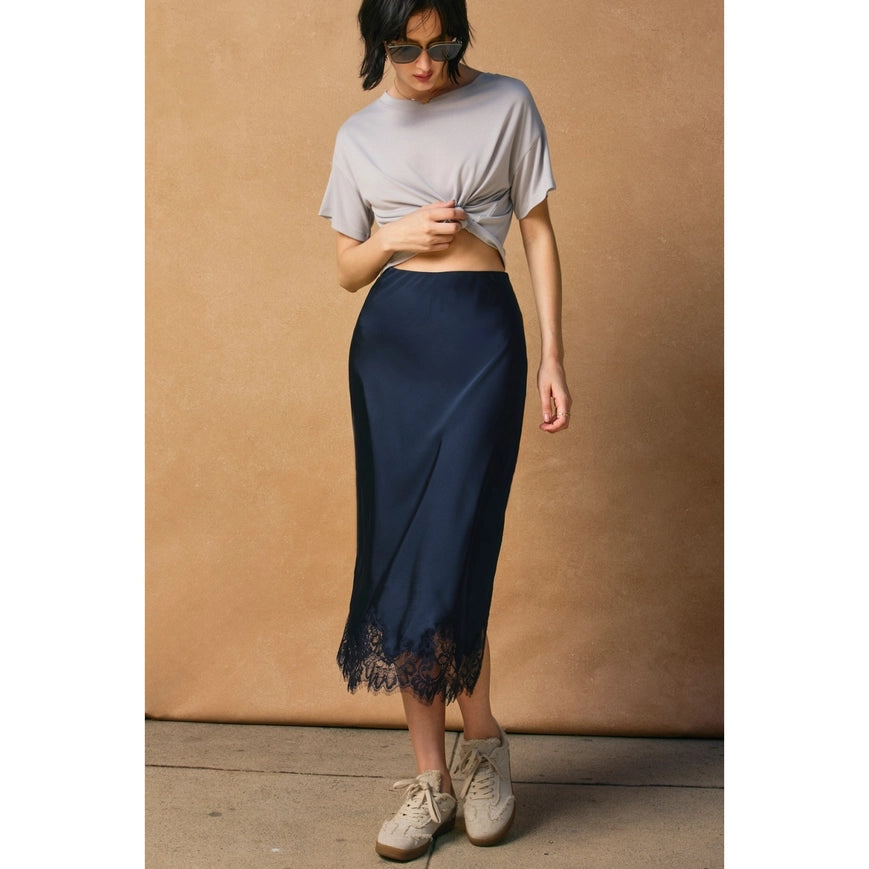 Diamond Lace Slip Skirt