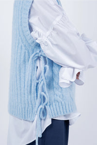 Baby Blue Knitted Vest