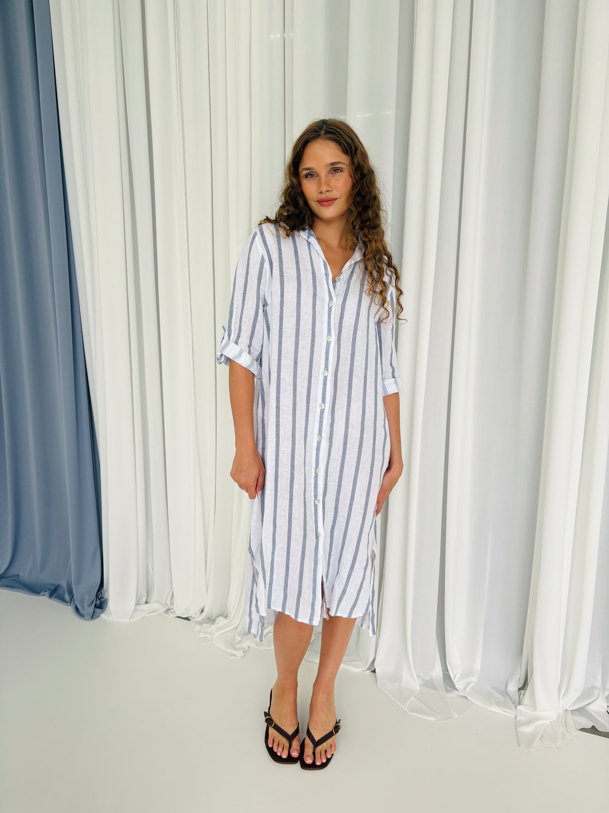 The Haven Linen Dress